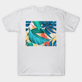 Colorful tropical leaves T-Shirt